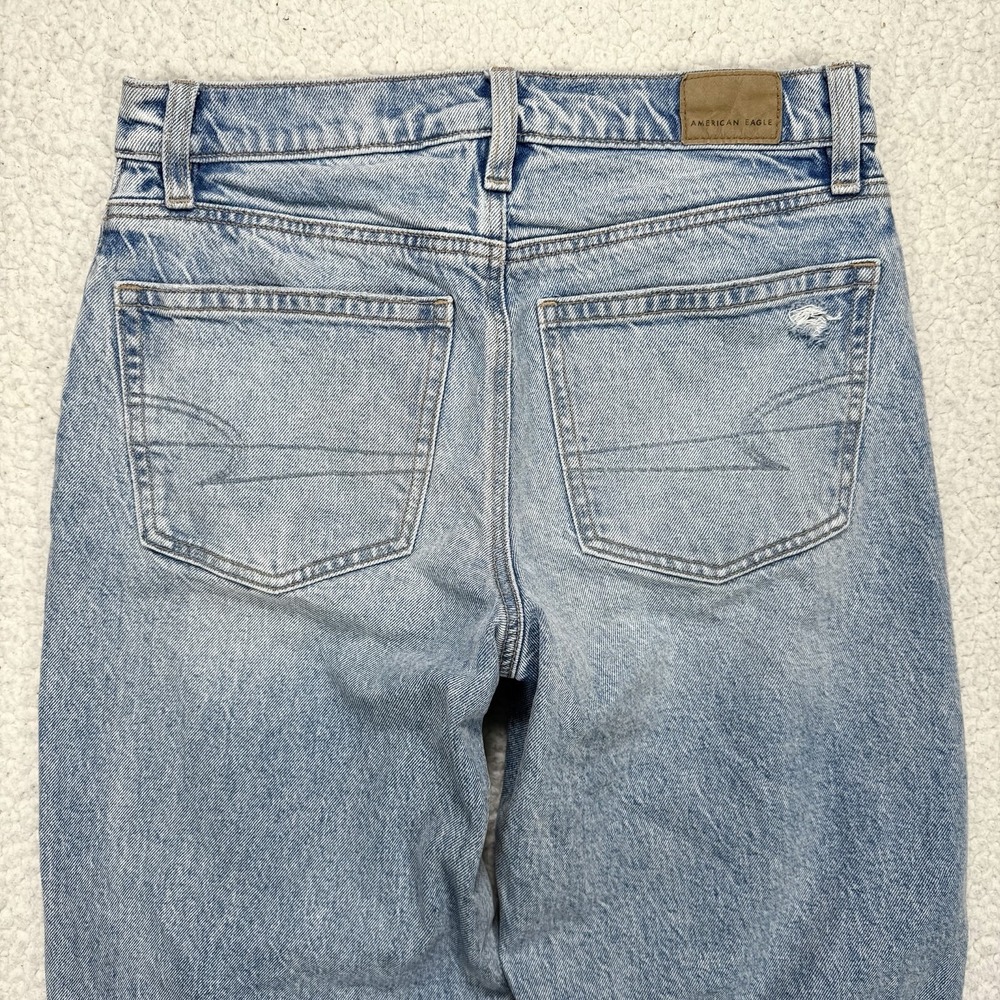 American Eagle‎ Barrel Jeans Women's 2 (29x26) Casual Streetwear Boho Wide Leg - Picture 4 of 12